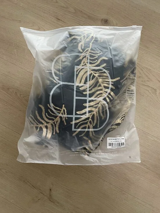 Baltic Born Muse Sequin Maxi Dress | Black + Gold Size XL NEW WITH TAGS - Picture 6 of 8